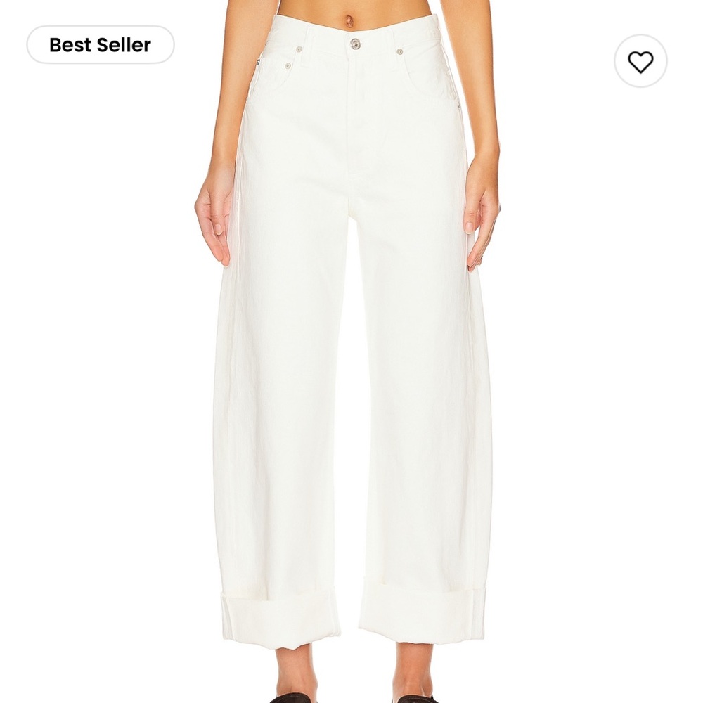 Ayla Baggy Cuffed Crop in Pashmina
Citizens of Humanity